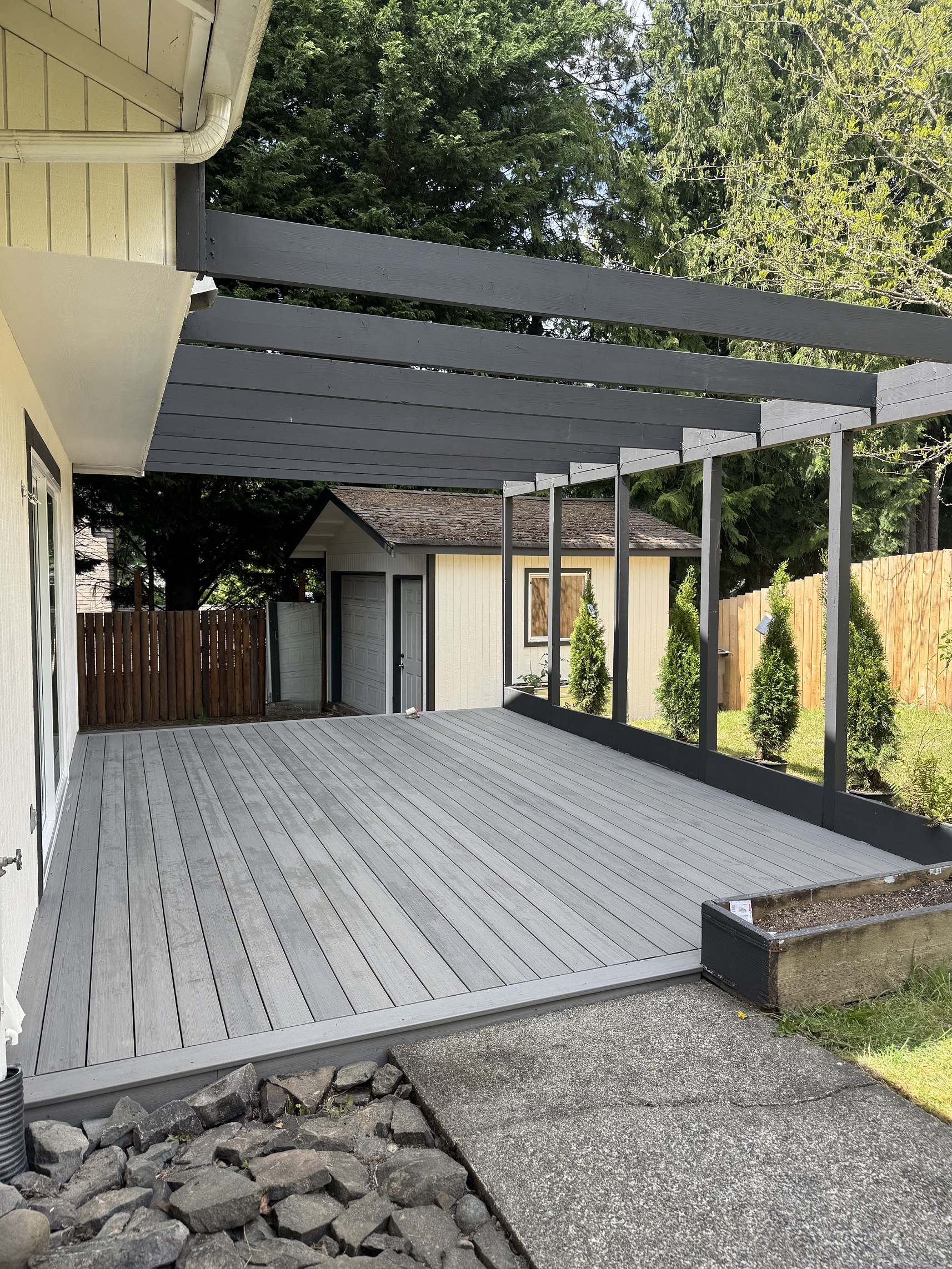 Federal Way deck — detail